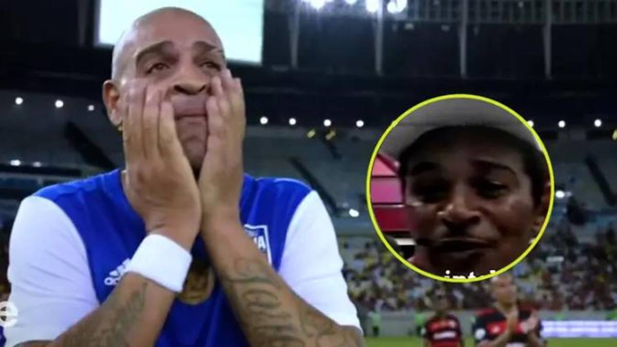 Así fue la despedida de Adriano: se ‘quiebra’ tras escuchar un mensaje de su padre fallecido y el reencuentro con Ronaldo