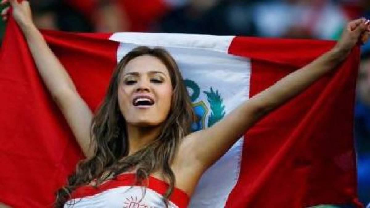 ¡Espectacular! La novia de Perú que apoyará con todo en Rusia