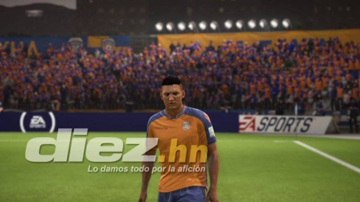 Así de 'raros y extraños' lucen los jugadores de Honduras en FIFA 18