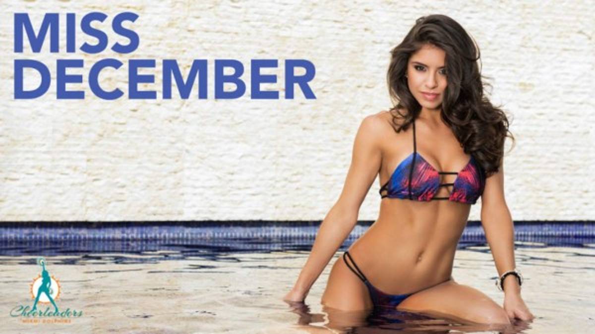 Cheerleaders de los Miami Dolphins presentan su calendario
