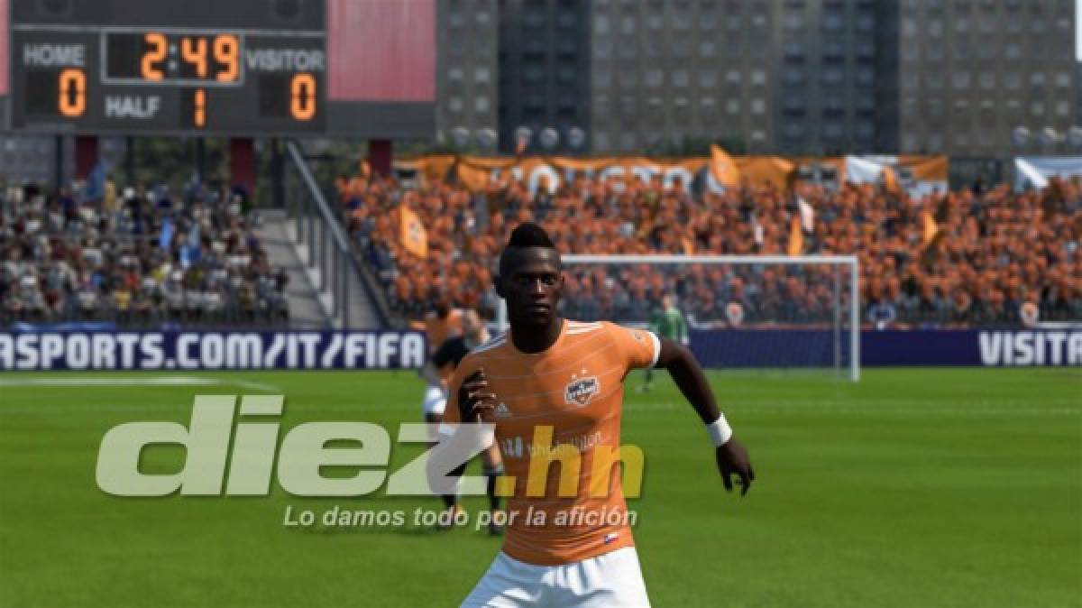 Así de 'raros y extraños' lucen los jugadores de Honduras en FIFA 18