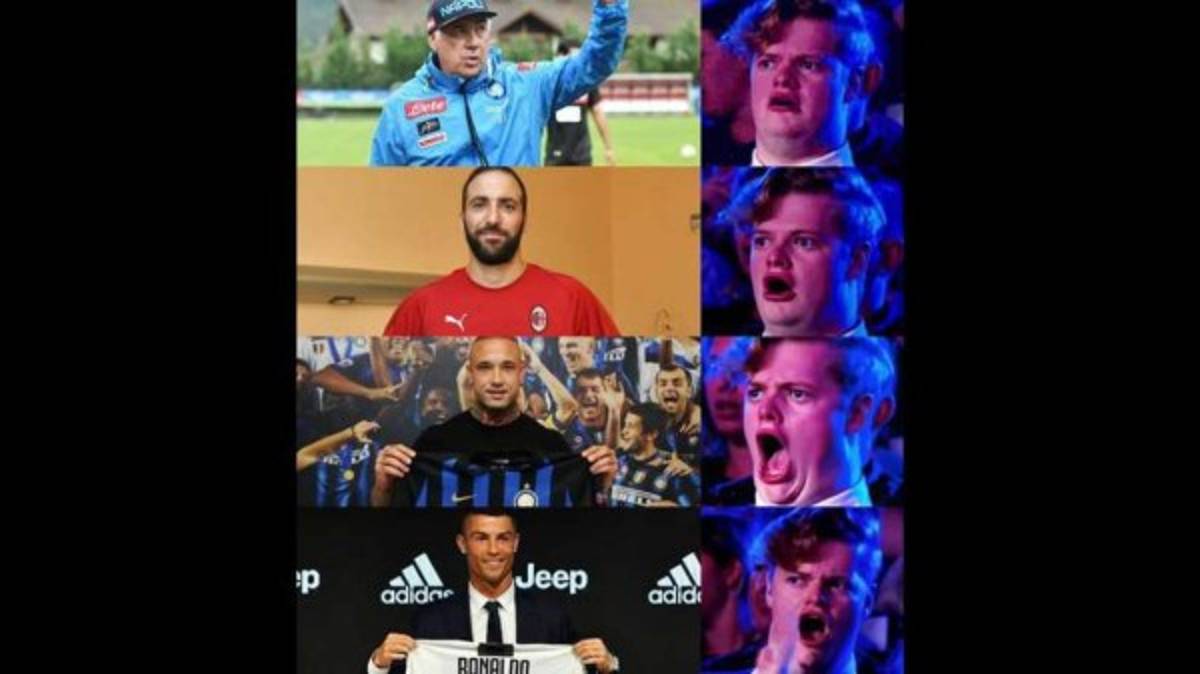 ¡No se salva! Higuaín y los divertidos memes tras su llegada al Milan