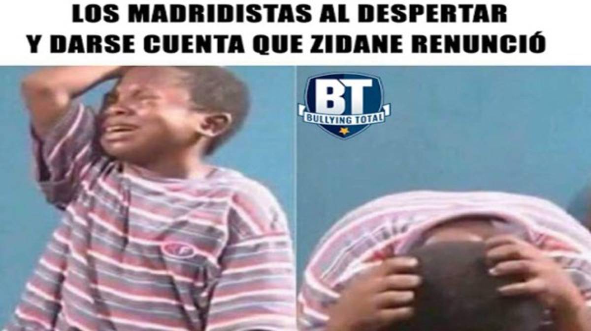 ¡Para morir de risa! Los mejores memes de la salida de Zidane del Real Madrid