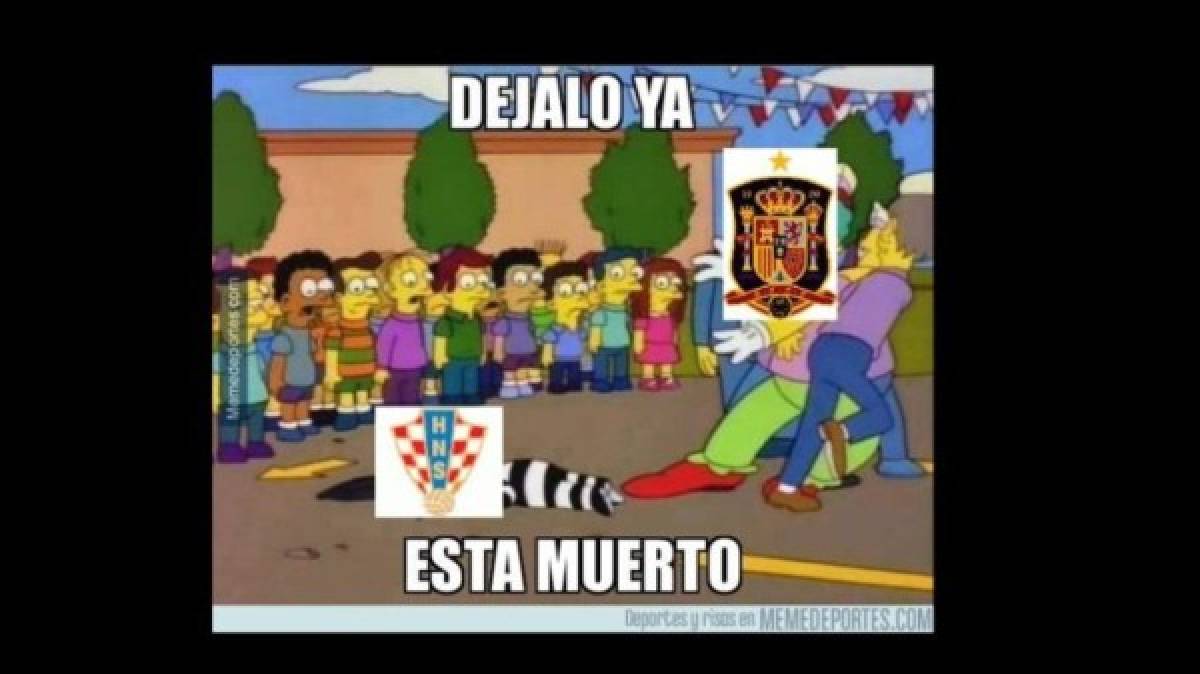 ¡Divertidísimos! Los memes que destruyen a Croacia luego de su humillante derrota ante España