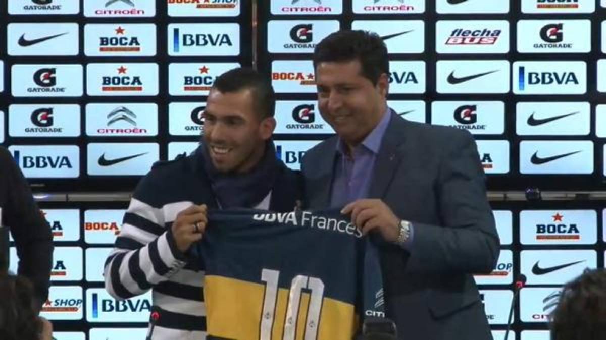 La 'Bombonera' explotó de alegría con Carlos Tévez