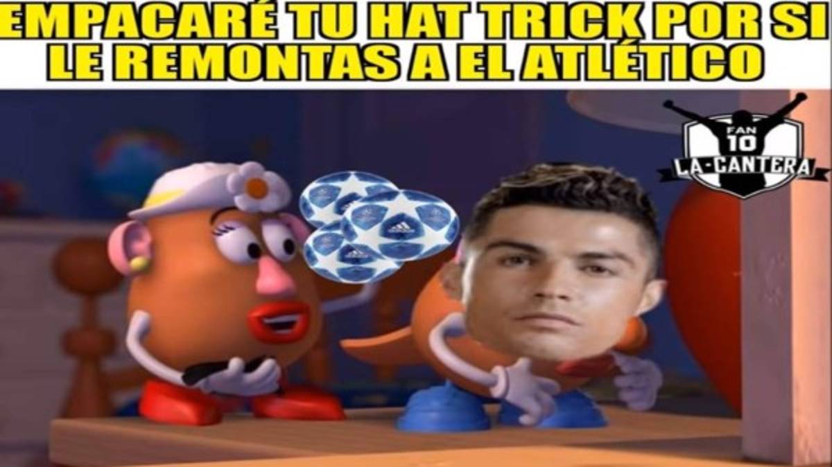 Los memes alaban a Cristiano por su hattrick ante el Atlético y destruyen al Real Madrid