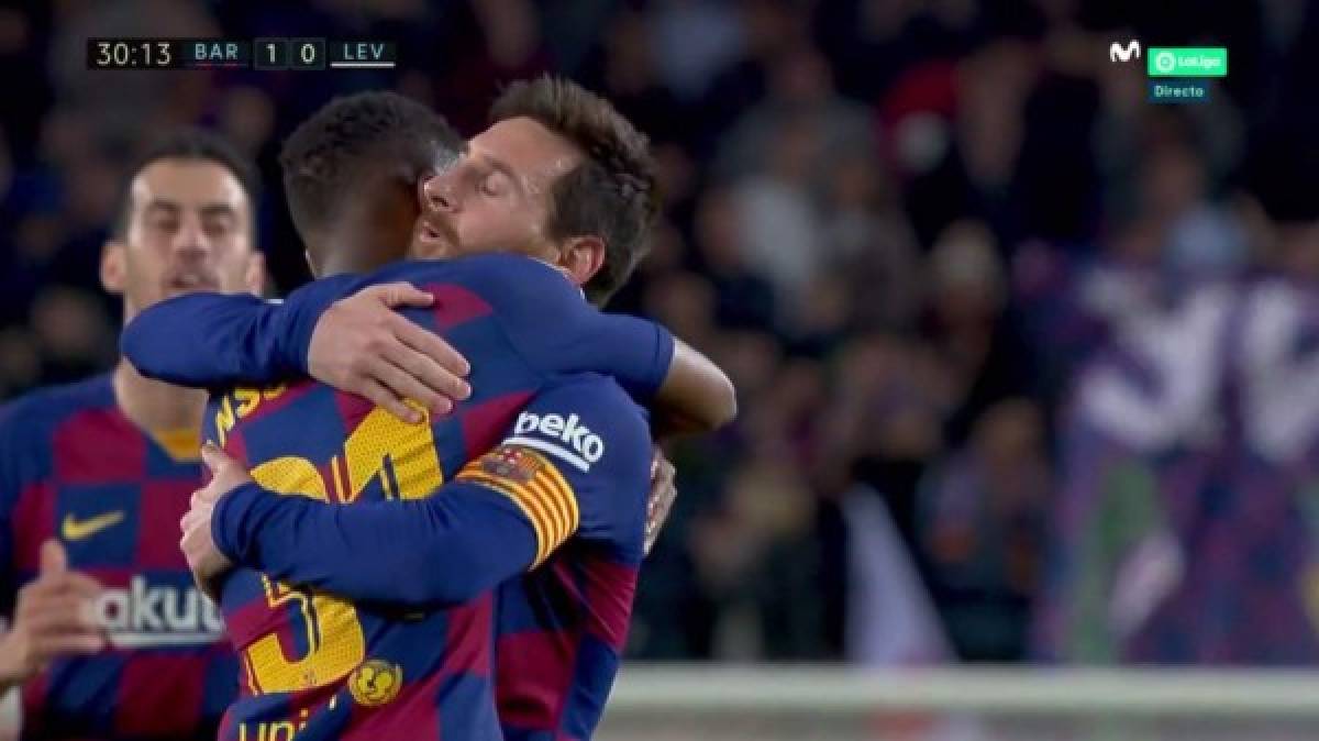 Barcelona triunfa ante Levante con una gran actuación de Ansu Fati y Lionel Messi