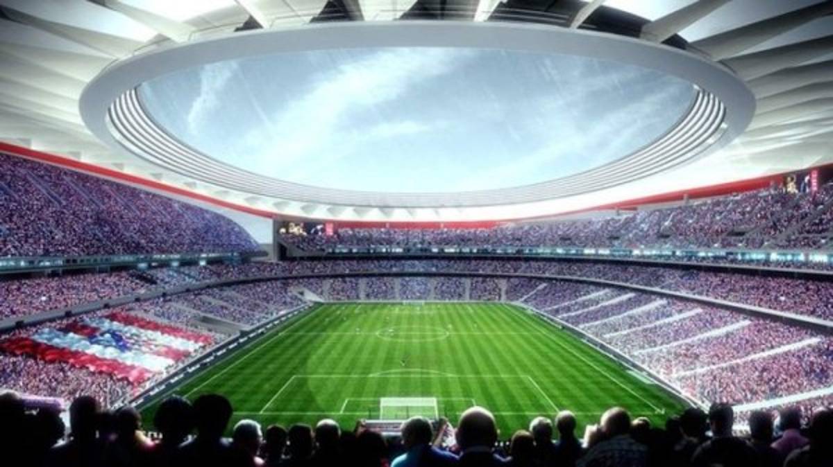 Así será el espectacular nuevo estadio del Atlético de Madrid en 2017