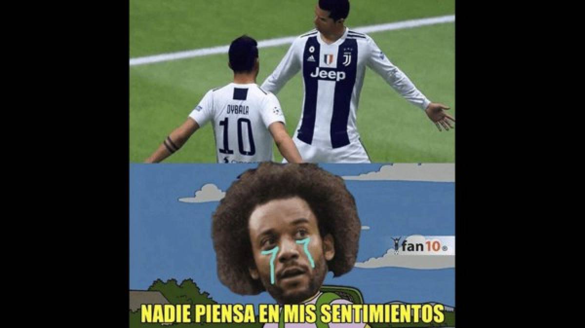 Cristiano Ronaldo y los divertidos memes tras marcar doblete con la Juventus