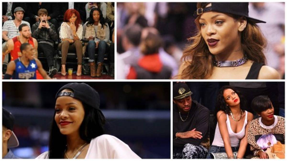 Rihanna, la sexy artista que sufre por los Cavaliers en la final de NBA