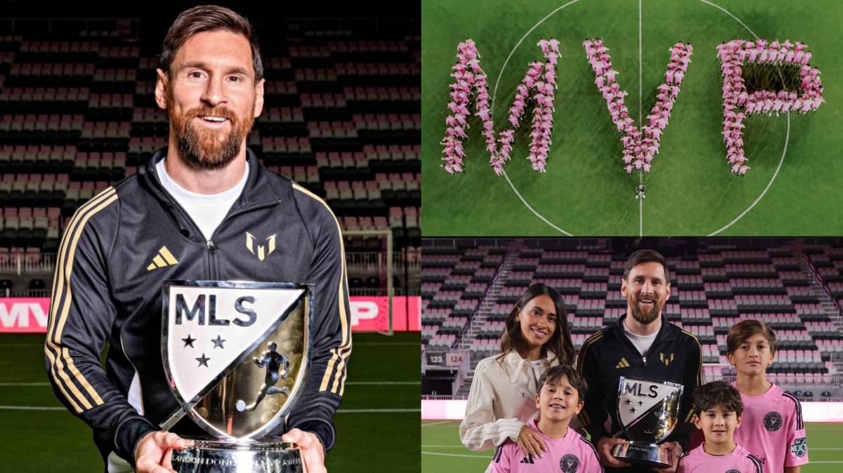 Messi engalana el listado de los ganadores del premio MVP de la MLS y resaltan dos futbolistas hondureños