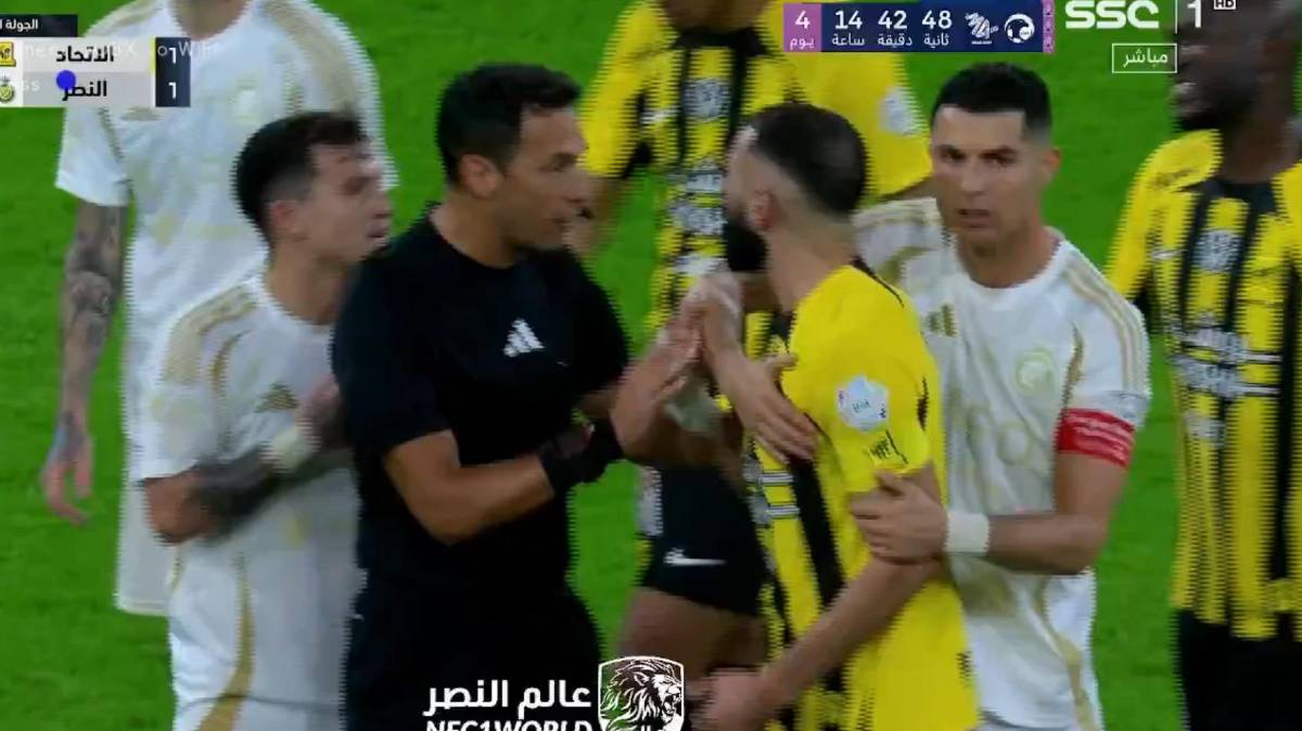 Cristiano Ronaldo recibe duro golpe de Benzema, la bronca de Karim con Otávio y lo que hizo CR7 para detenerlos