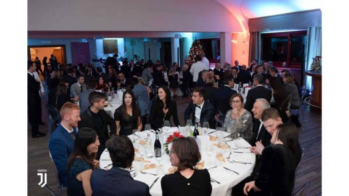 Todos en la mesa de Cristiano Ronaldo: Así fue la elegante cena de navidad de la Juventus