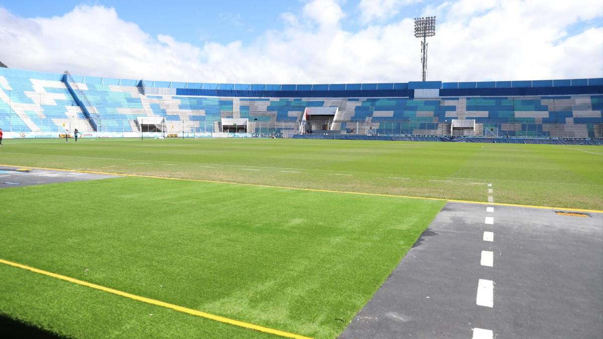 ¡Lo están puliendo! Así embellecen el Estadio Nacional previo a la final de ida entre Motagua y Olimpia