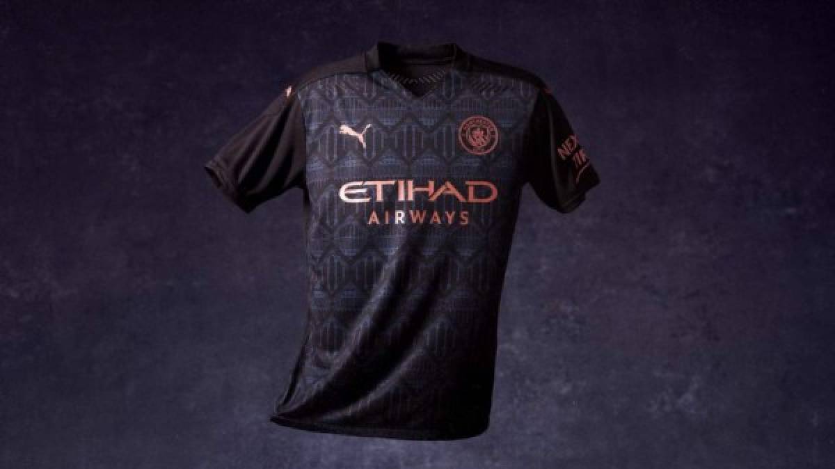 Simbólica y diseño único: Así es la espectacular camiseta de visitante del Manchester City para la temporada 2020-21