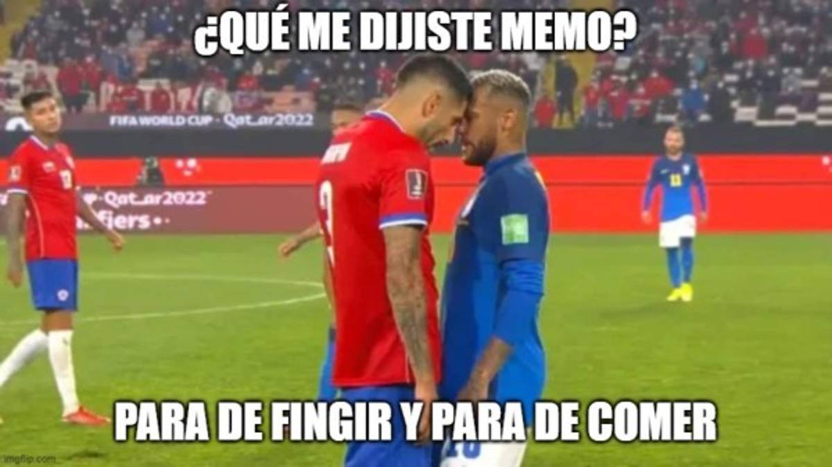 Vuelven a acusar a Neymar de estar gordo en el juego de Brasil y los memes lo despedazan