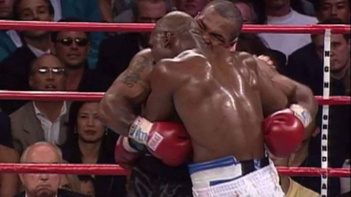 Se cumplen 23 años de la mordida de oreja de Mike Tyson a Holyfield en escandalosa pelea de boxeo