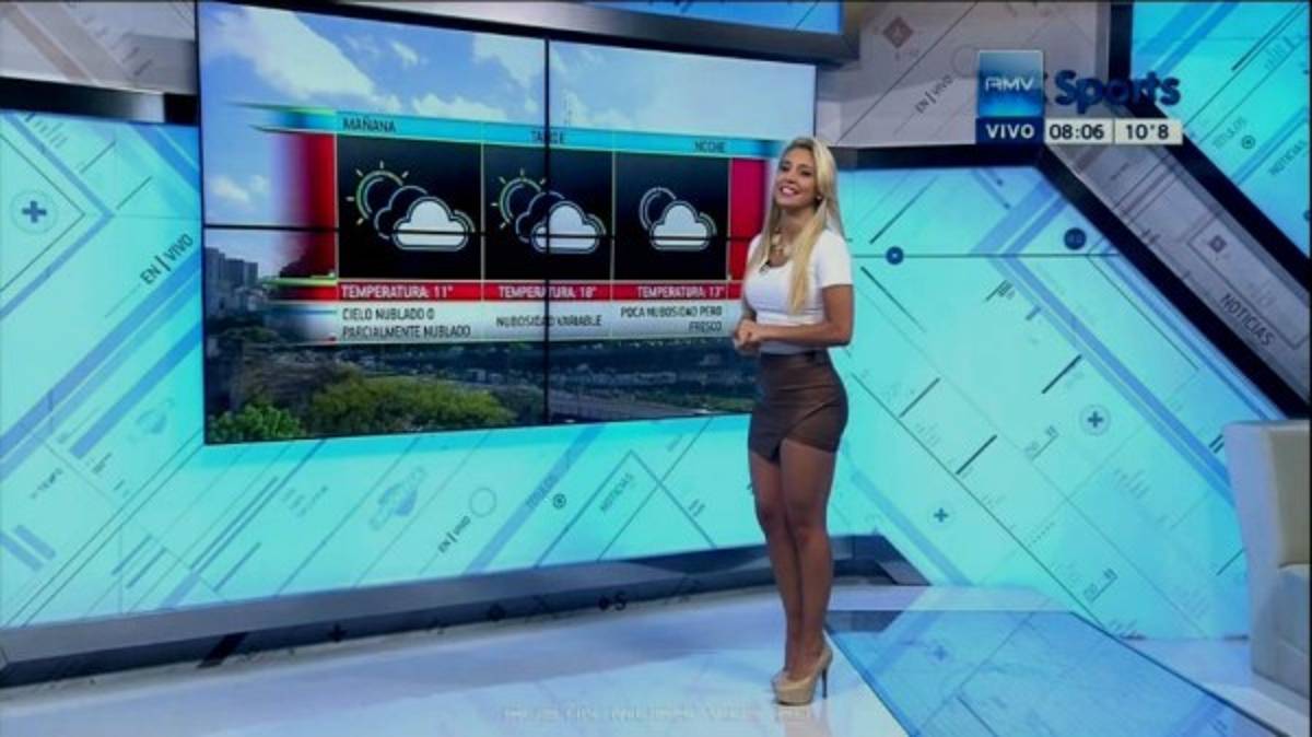 Sol Pérez, la chica del clima amante del fútbol argentino