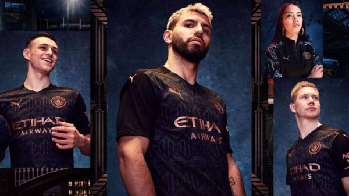 Simbólica y diseño único: Así es la espectacular camiseta de visitante del Manchester City para la temporada 2020-21