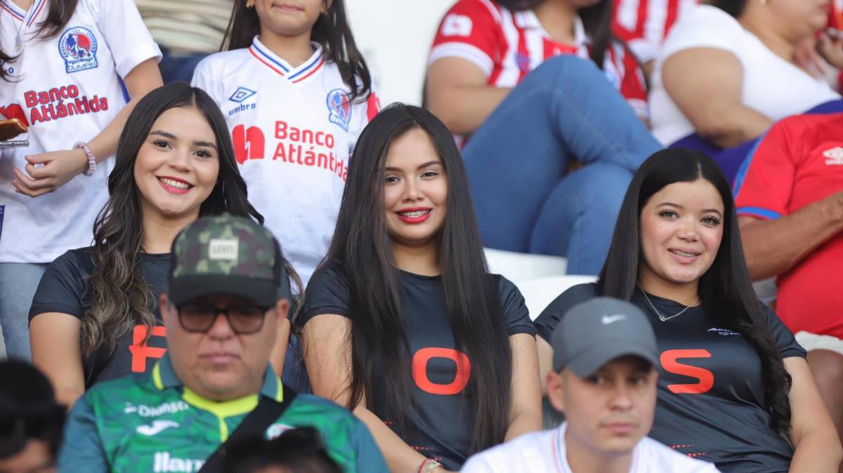 ¡Robaron suspiros! Las hermosas mujeres que enamoraron en la final Olimpia - Marathón en Tegucigalpa (FOTOS)