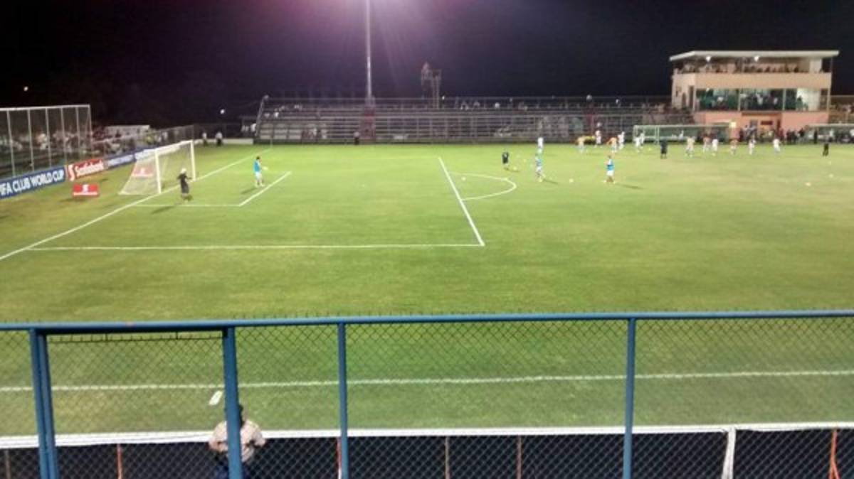 Este es el FBB Stadium de Belmopán donde Honduras jugará con Belice