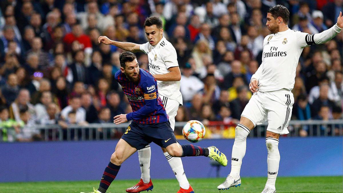 Sergio Reguilón enfrentó a Messi en los Clásicos Barcelona-Real Madrid de LaLiga.
