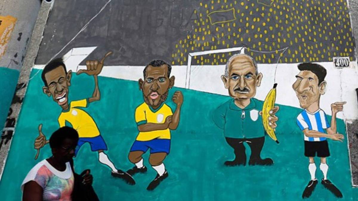 FOTOS: Los graffitis más sensacionales de Messi y Cristiano Ronaldo