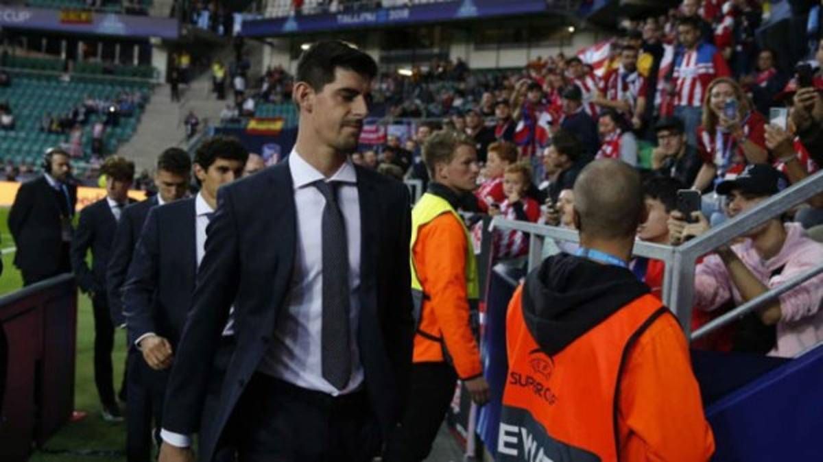 NO SE VIO EN TV: El feo momento de Courtois; el drama de Lopetegui y Florentino