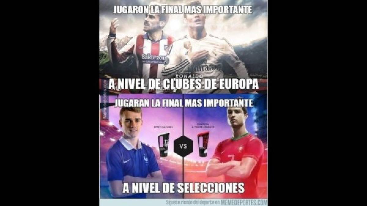 Los mejores memes que calientan la final de la Eurocopa entre Francia y Portugal
