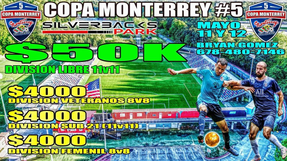 La quinta edición de la Copa Monterrey 2024 se viene con muchas sorpresas en el Silverback Park en Atlanta, Georgia