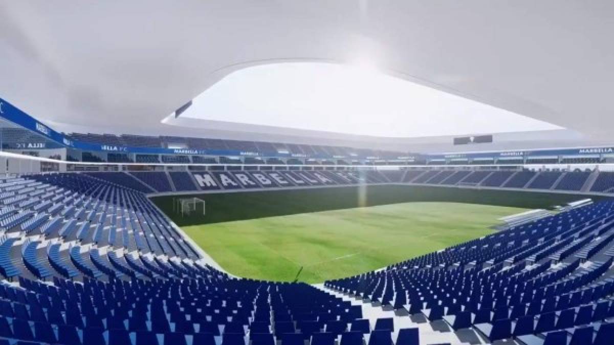 El estadio de 'Champions' que va a construir el Marbella FC: Centro comercial y hasta piscina