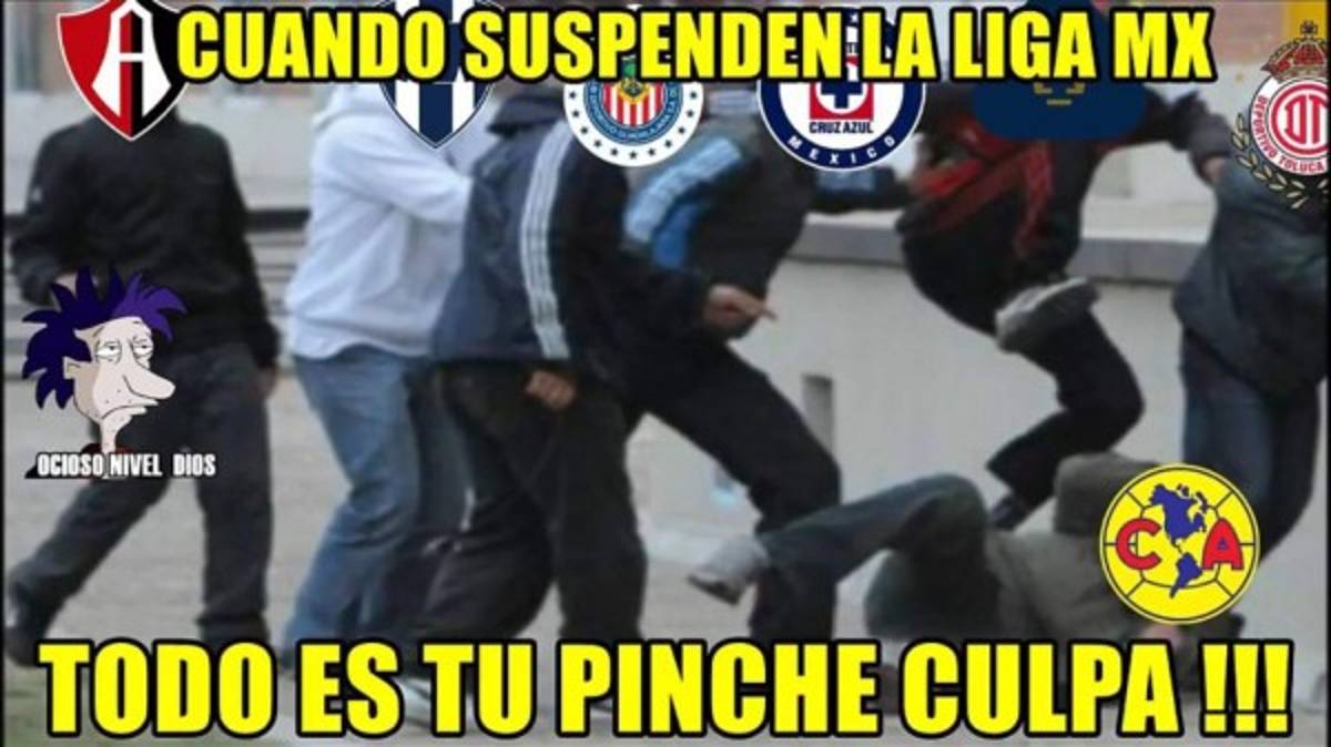¡No los perdonaron! Suspensión de Liga MX deja divertidos memes