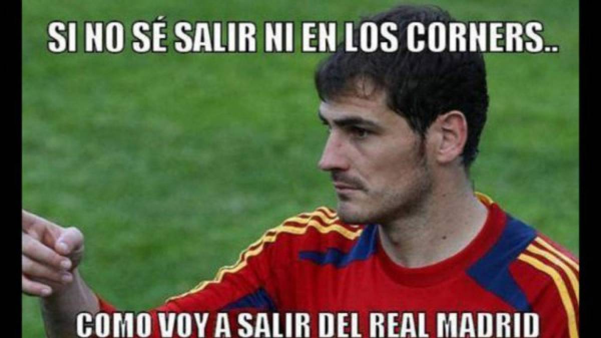 Los crueles memes que hacen sobre salida de Iker Casillas del Real Madrid