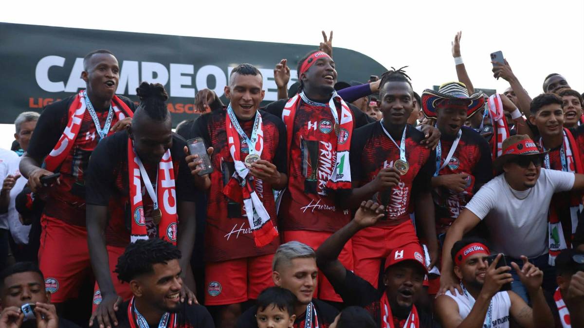 ¡Celebración y lágrimas! CD Choloma festeja por todo lo alto volver a la primera división de Honduras