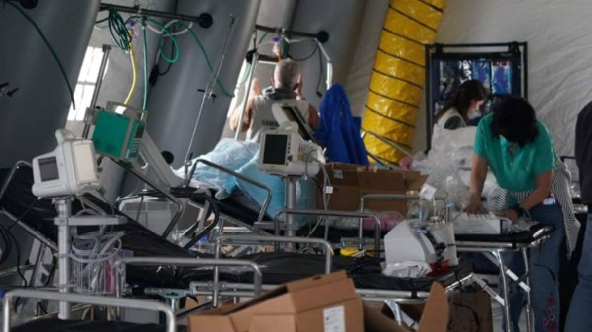 Así es el moderno hospital de campaña instalado en el Central Park de New York