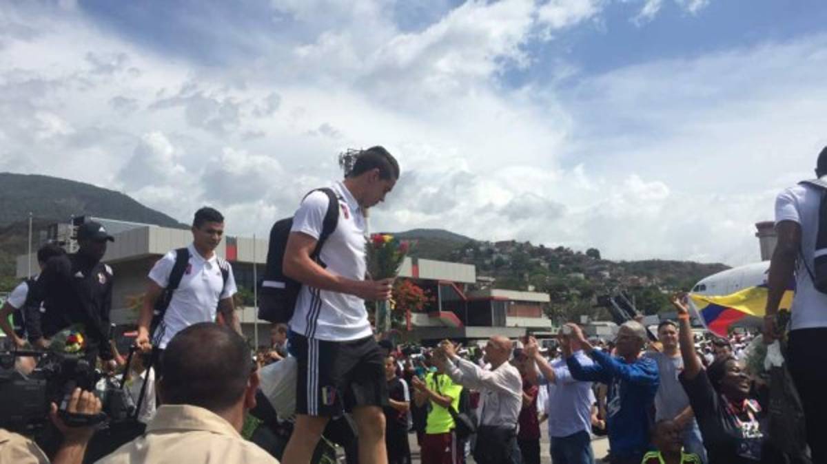 ¡Admirable! El espectacular recibimiento en Venezuela a su selección sub-20