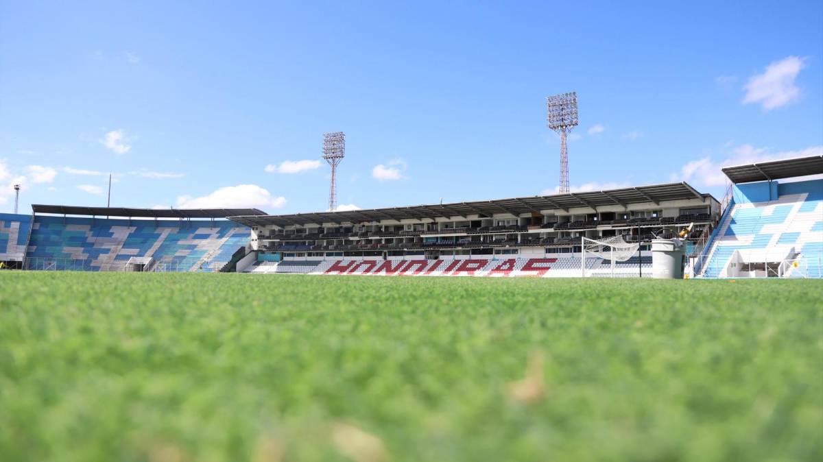 ¡Lo están puliendo! Así embellecen el Estadio Nacional previo a la final de ida entre Motagua y Olimpia