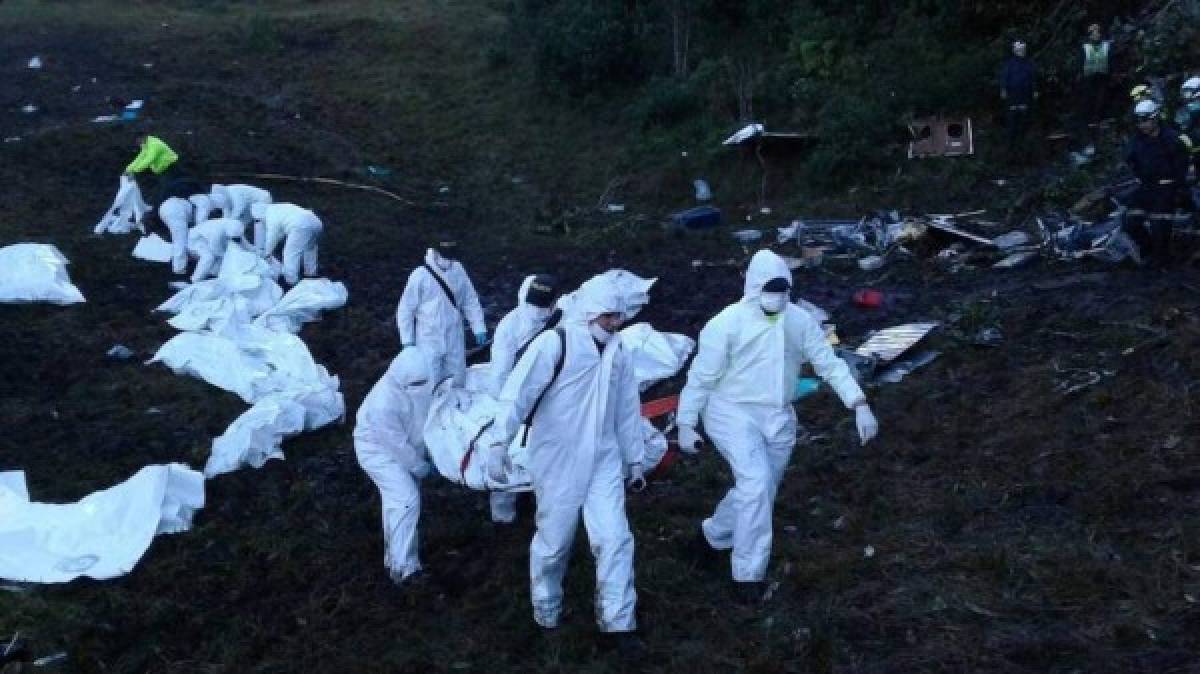 Las 24 imágenes más desgarradoras de la tragedia del Chapecoense