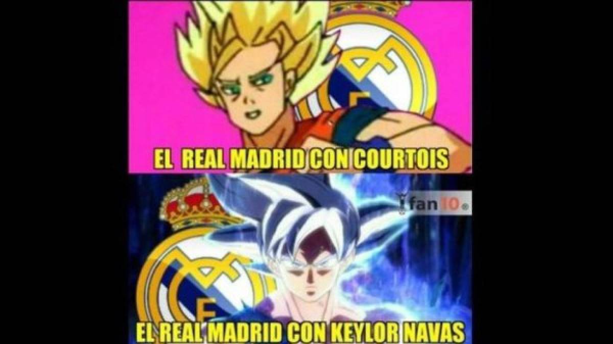 Los memes destrozan a Courtois en el regreso de Keylor Navas a la titularidad