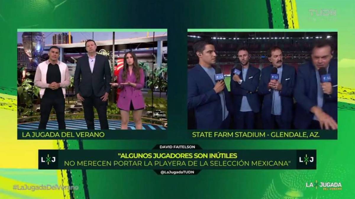 David Faitelson se pelea con compañera de TUDN por culpa de la selección de México: “Son una porquería y una basura”