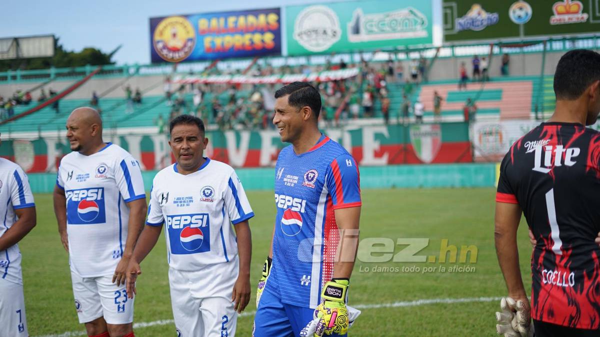 Imperdible: así lucen las exfiguras de Marathón y Olimpia que disputaron un partido de leyendas en San Pedro Sula