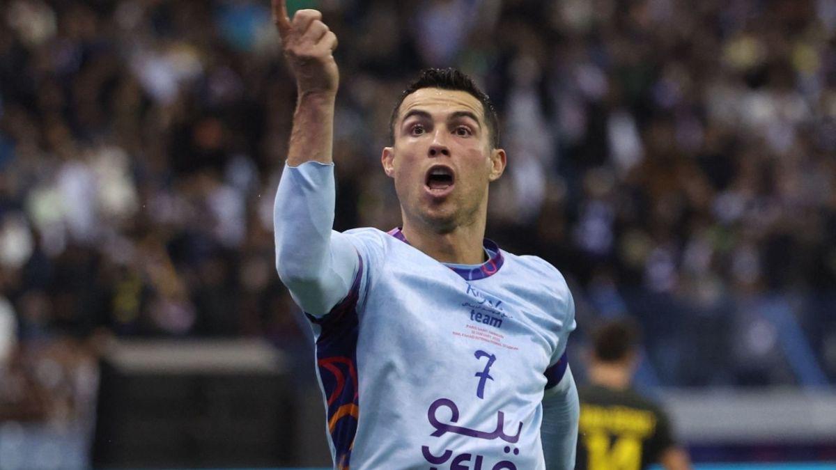 Fotos: El abrazo entre Cristiano y Messi, el reencuentro con viejos conocidos y los grandes festejos en el All-Stars de Arabia vs PSG