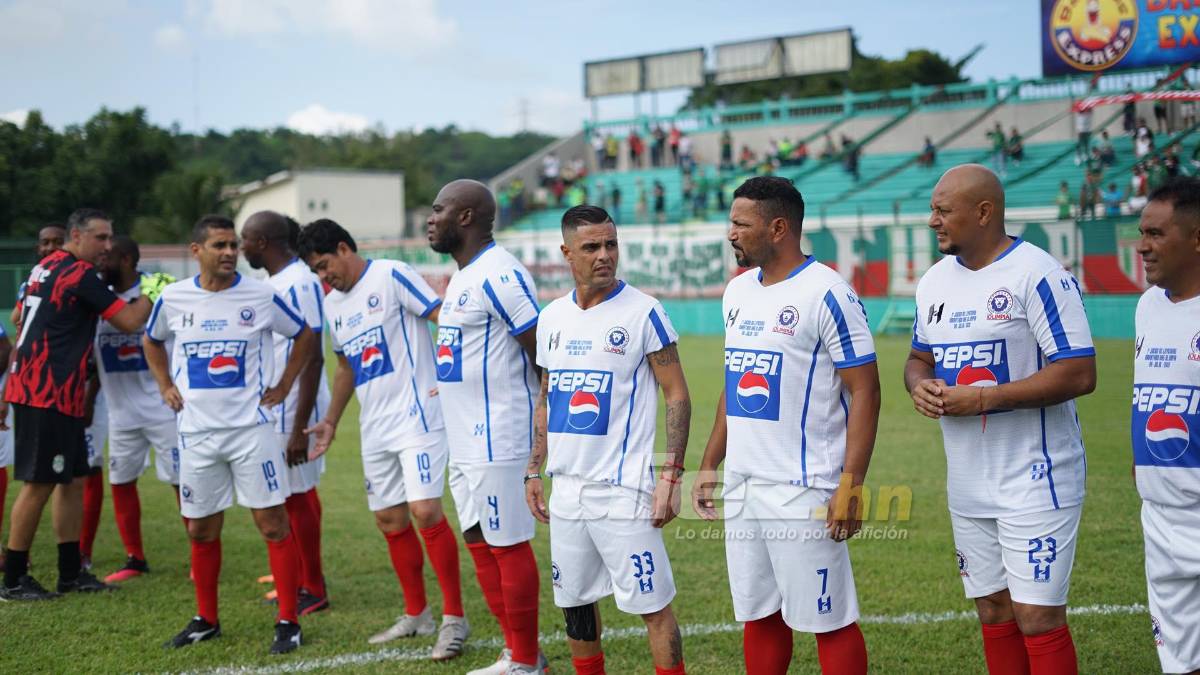 Imperdible: así lucen las exfiguras de Marathón y Olimpia que disputaron un partido de leyendas en San Pedro Sula