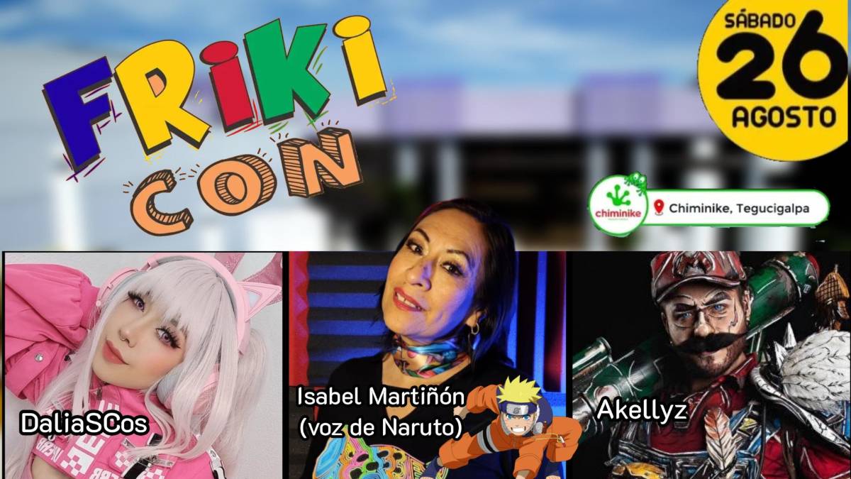 La Frikicon espera una emocionante jornada este 26 de agosto en Chiminike, Tegucigalpa, llena de actividades