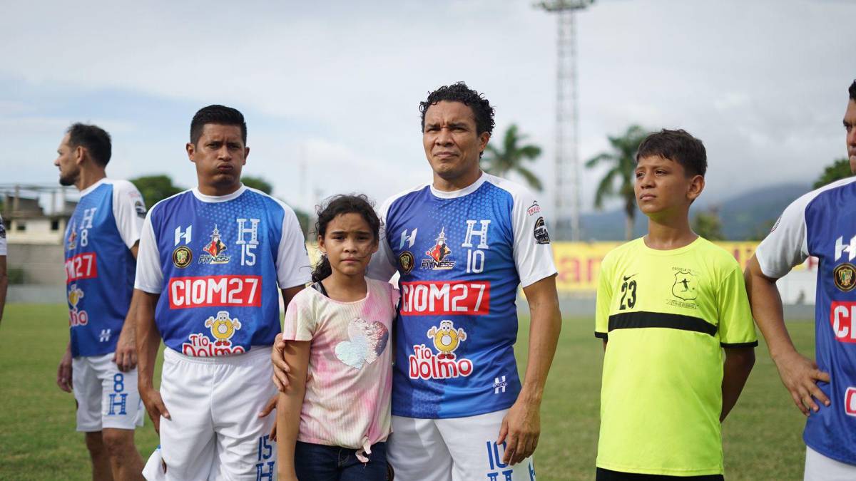 Alegría, reecuentro de viejas glorias y show de fútbol en juego Leyendas de Honduras vs Selección Progreseña