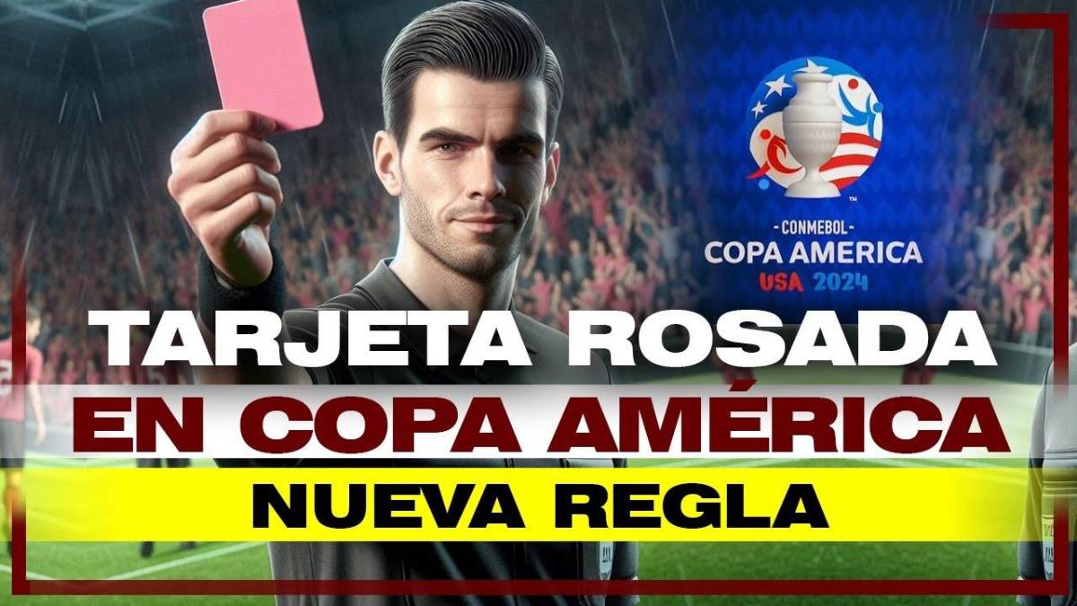La tarjeta rosa llega al fútbol y se estrena en Copa América 2024: ¿Para qué sirve y cuándo se usará la nueva regla de FIFA?