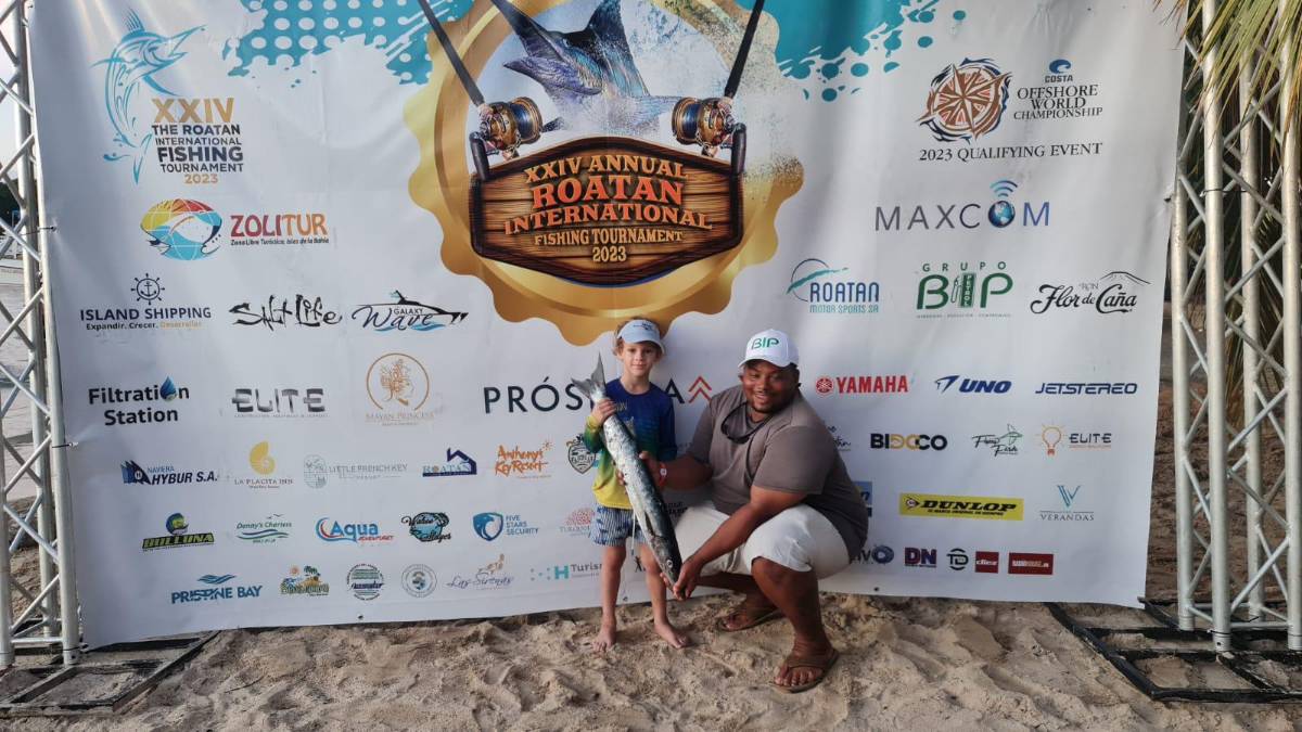 Así fue el primer día del Torneo Internacional de Pesca 2023 en Roatán ¿Qué tipo de peces atraparon?