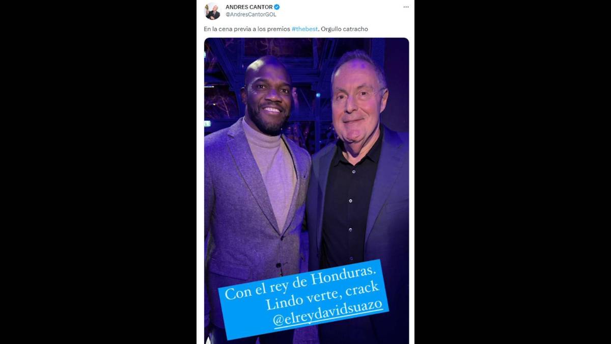¡Con campeones del mundo! David Suazo y su lujo de compartir con estrellas del fútbol en los Premios The Best
