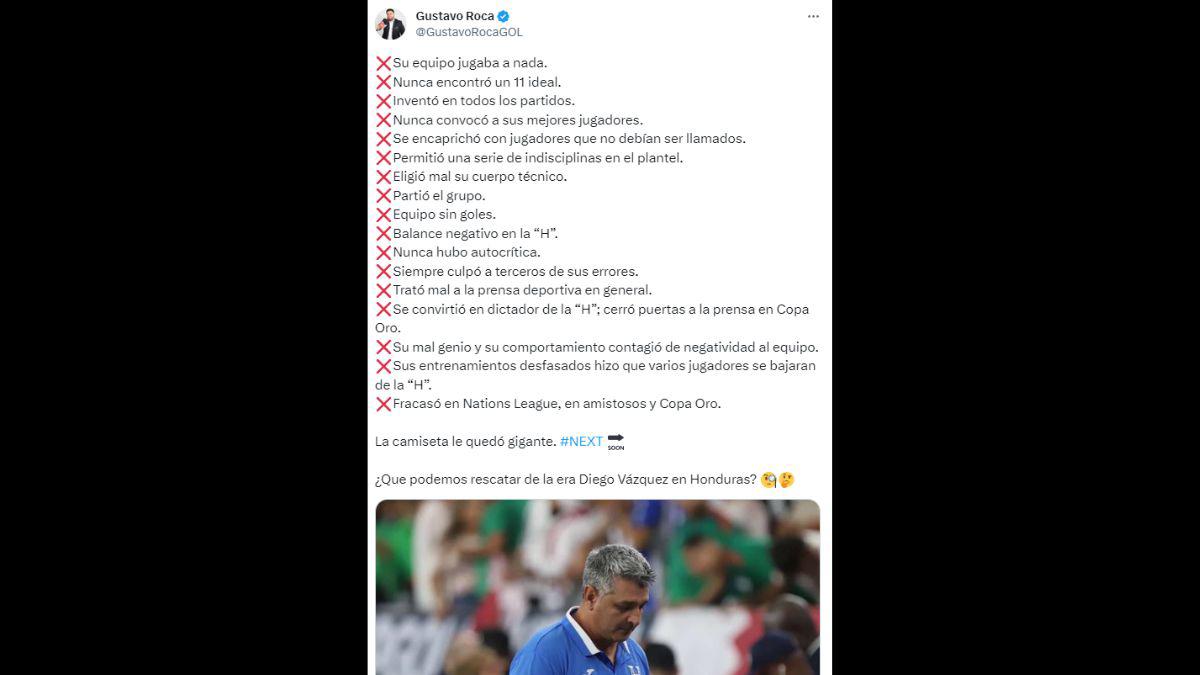 “NEXT PLEASE”: Los mejores memes y la reacción de la prensa sobre la respuesta de Diego Vázquez tras la eliminación de Honduras