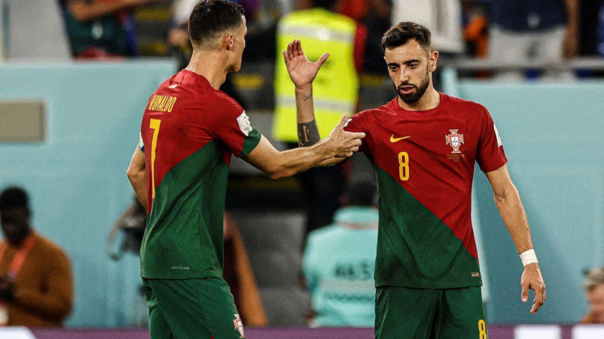 ¿Son enemigos? Bruno Fernandes contradice a Cristiano Ronaldo sobre el “aire fresco” de Portugal; y el polémico festejo de un gol